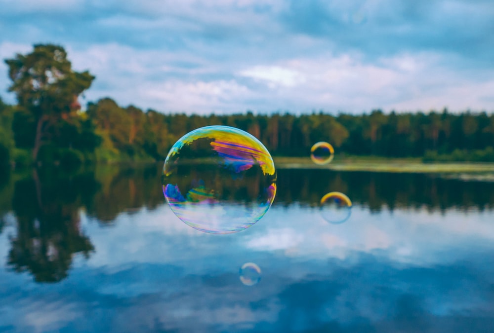 bulle flottante pendant la journée