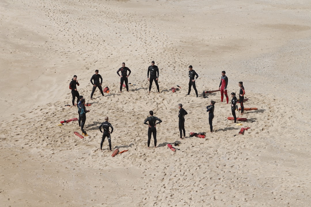 Lifeguards on the beach training - Photo by Margarida CSilva | best digital marketing - London, Bristol and Bath marketing agency