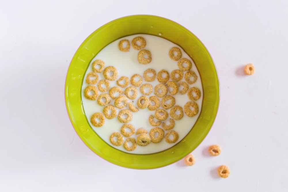 biscuit lot on white ceramic bowl