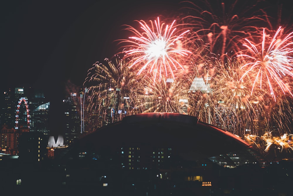 fireworks during nighttime