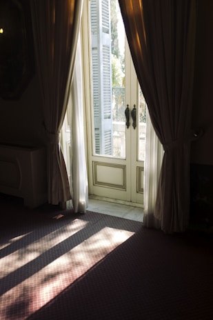 Customer’s home interior featuring fresh, odor-free carpets and sunlight streaming in.