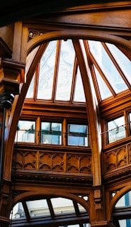 dome ceiling with mirrors during daytime