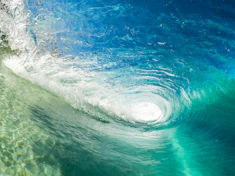 hole center of twirl water