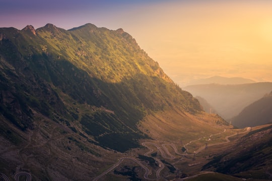 rock formations in Transfăgărășan Romania