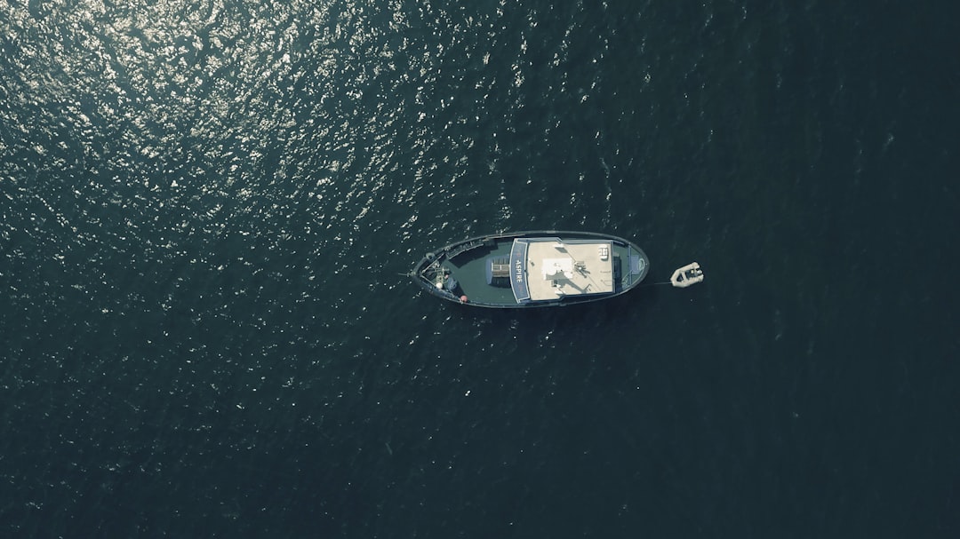 aerial photography of sailing boat in water