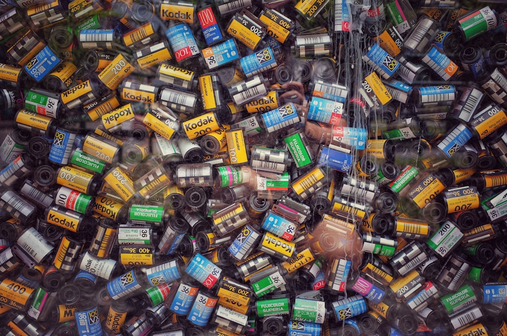 assorted-color cartridges