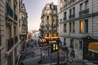 gray landmark building paris google meet background