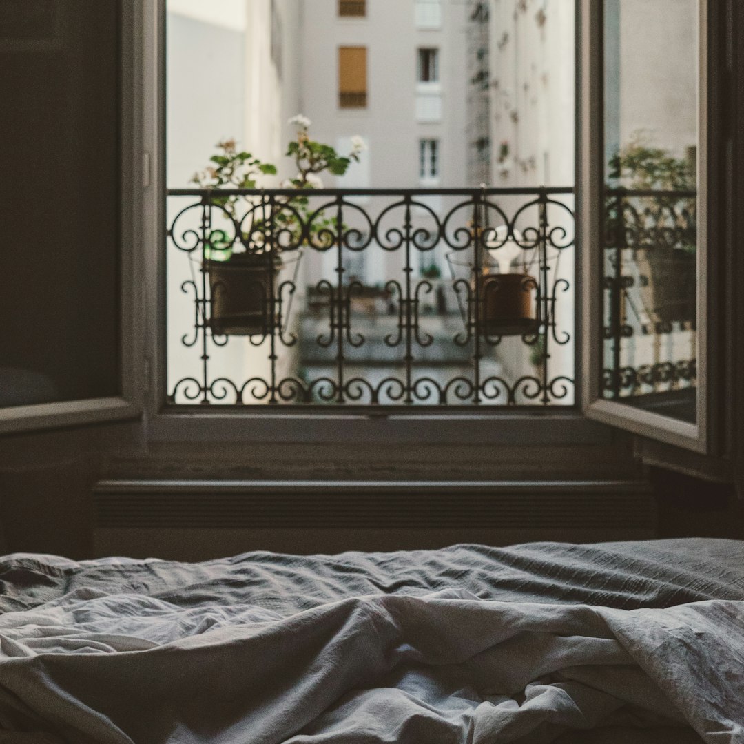 Open bedroom window