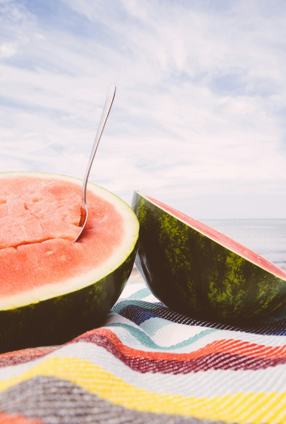 sliced watermelon