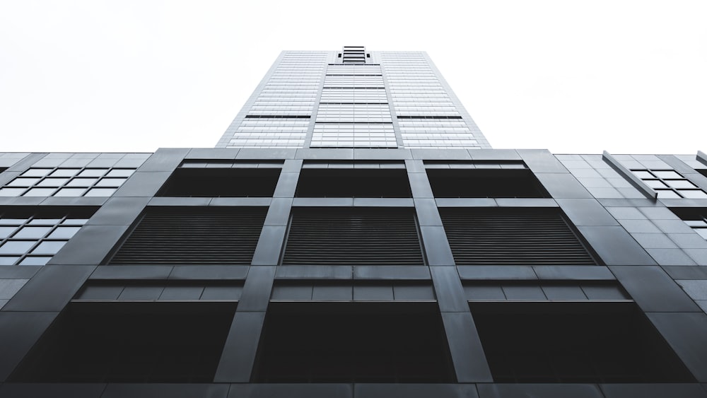 low angle photography of high-rise building