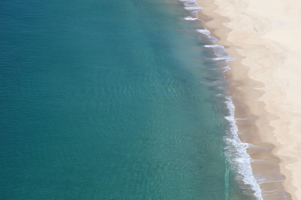 aerial view of body of water