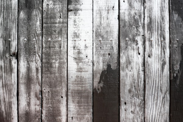 Weathered wooden planks with visible aging