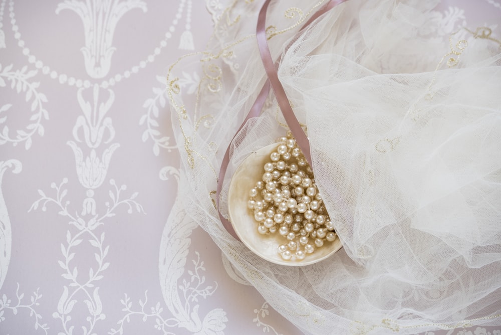 white beaded jewelry