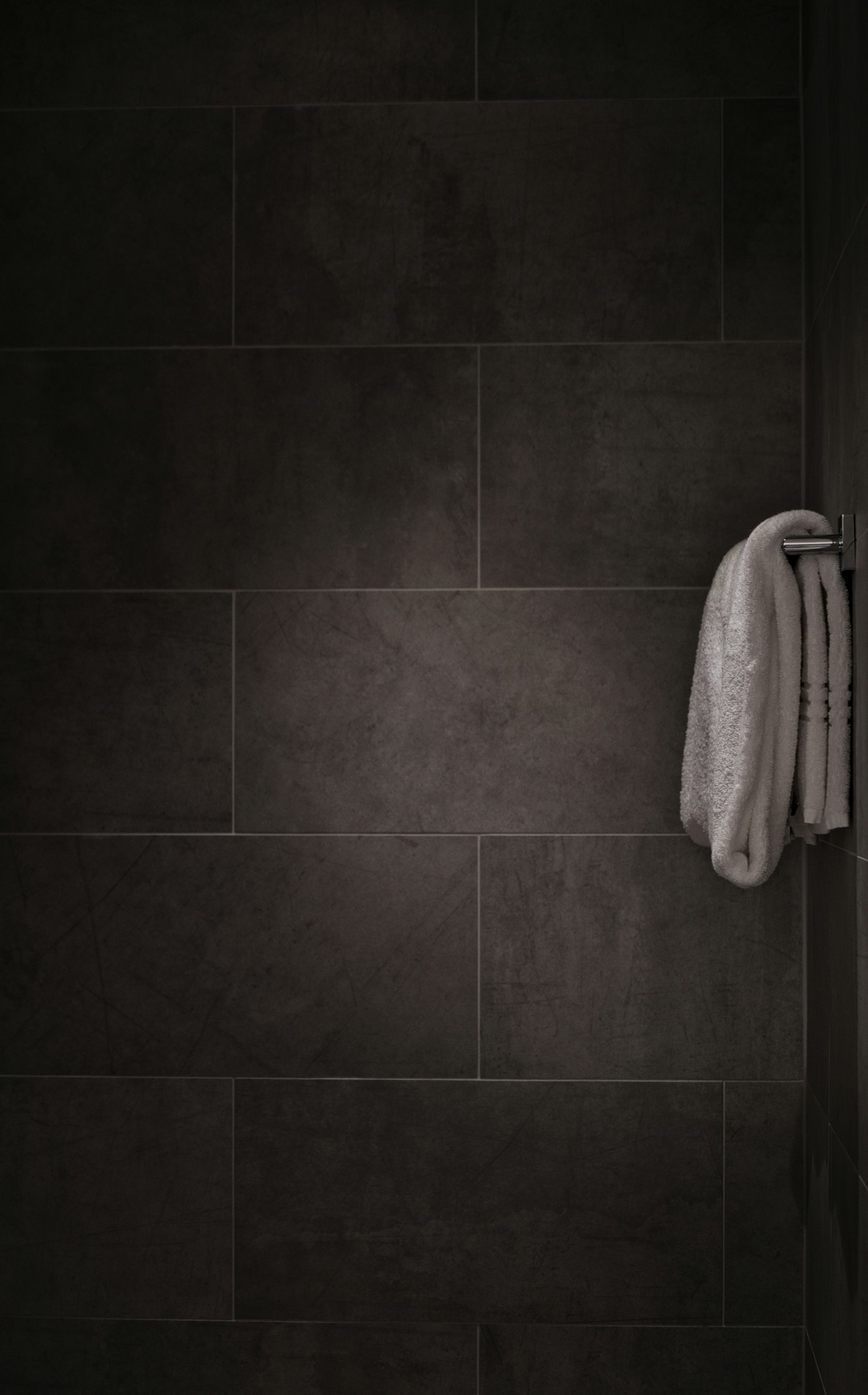 Sony a7S sample photo. White bath towel hanged photography