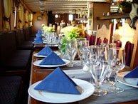 An elegant table setting ready for guests.