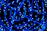 Close-up of a glowing neural network pattern in deep electric blue and neon teal hues.