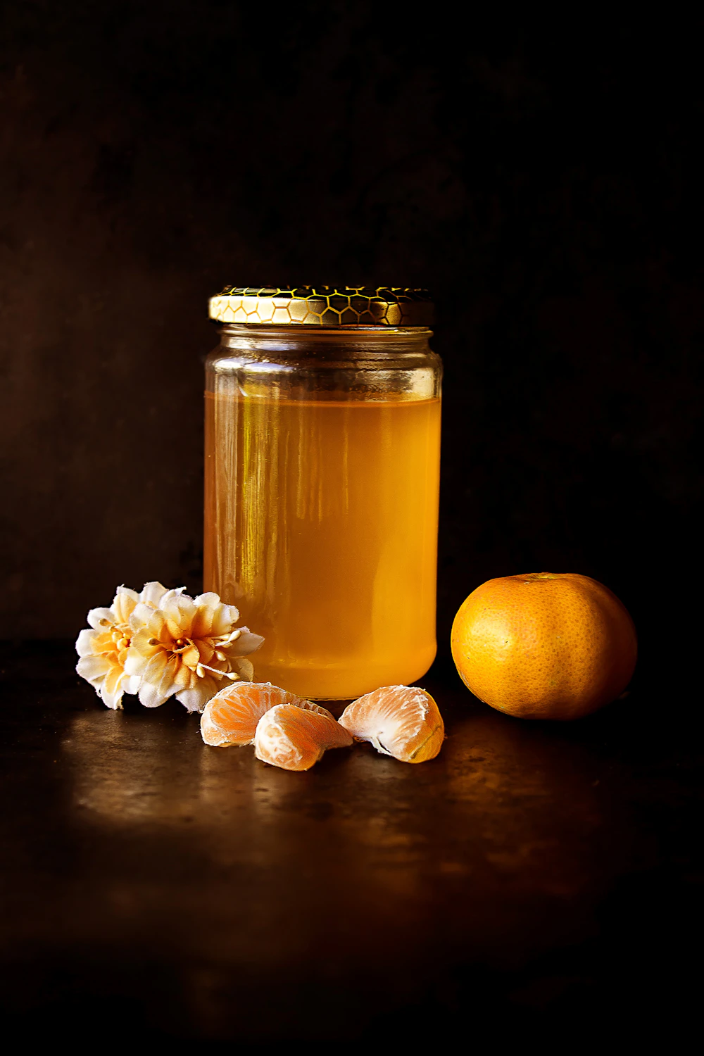Jar of raw Karoo honey elixir