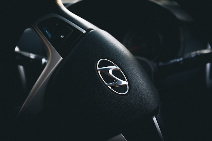 photo of hyundai steering wheel