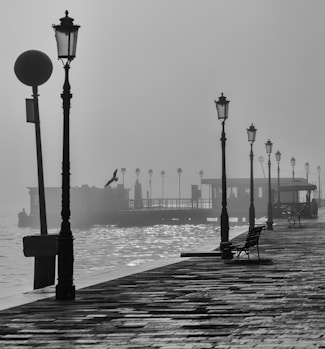 silhouette person walking at walkway