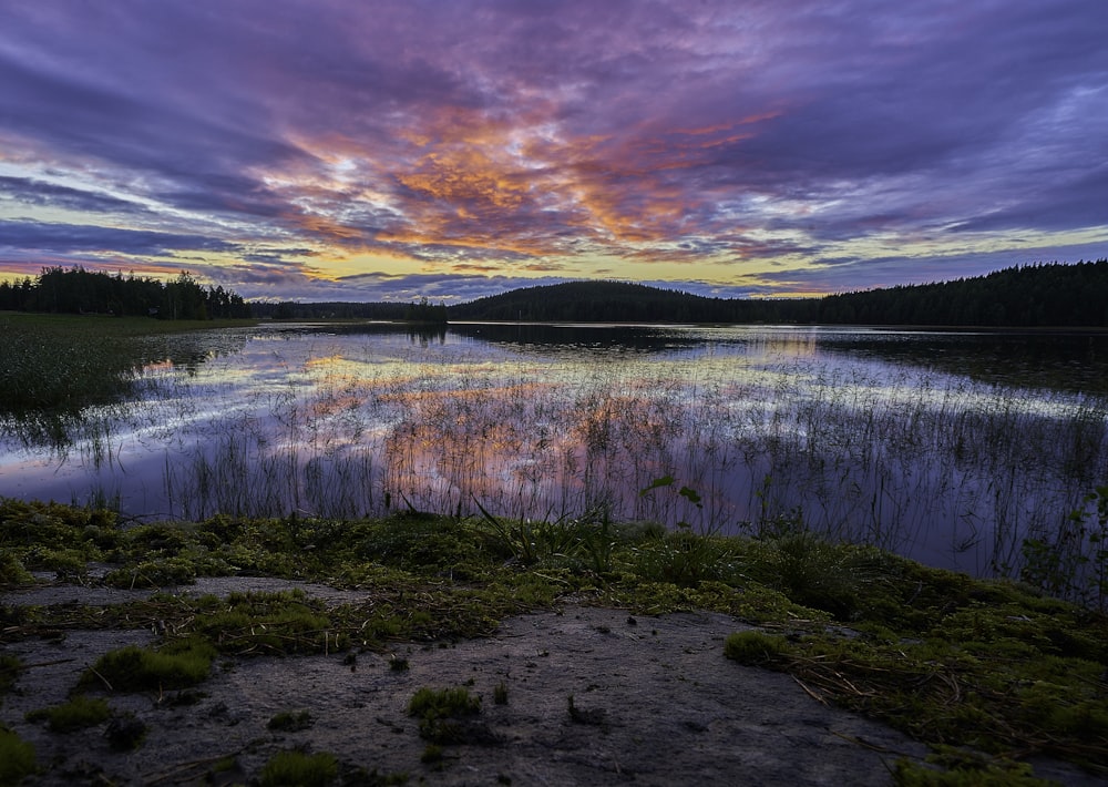 peinture de coucher de soleil