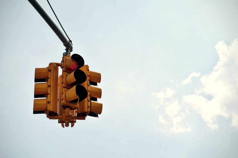 red light of traffic light