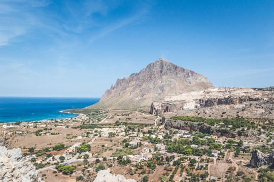 panoramic photography of butte in Sicily Italy
