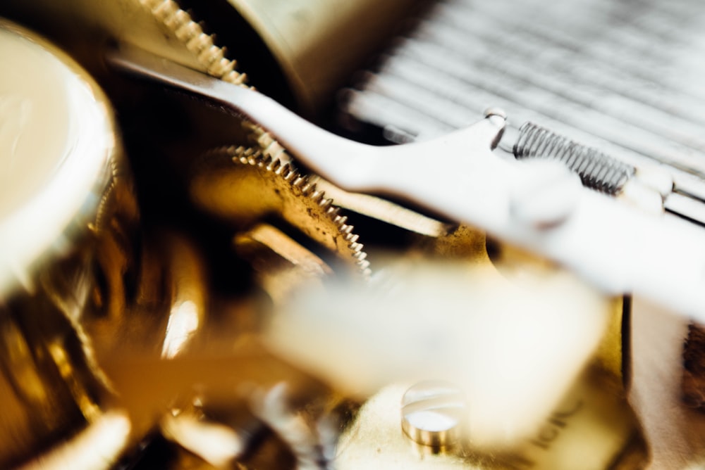 a close up of a toothbrush and a guitar