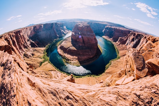 aerial photography of Grand Canyon in Horseshoe Bend United States