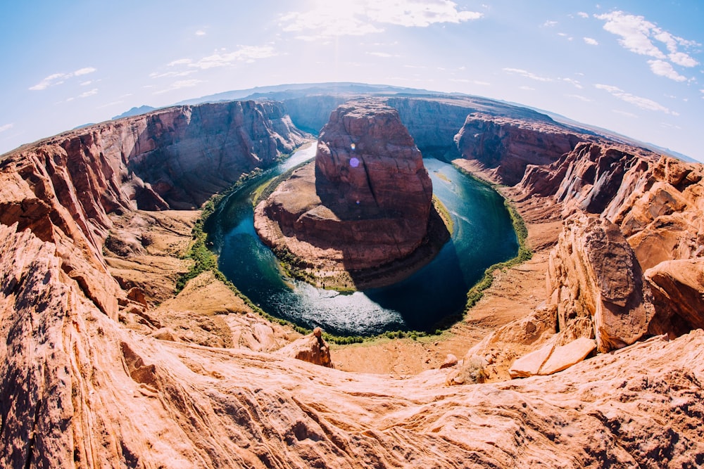 aerial photography of Grand Canyon