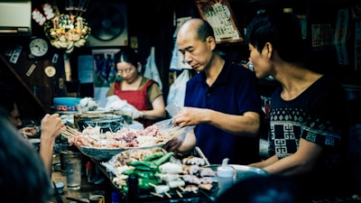 A close-up of traditional food being prepared at a local market in Eskipazar.