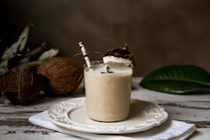 smoothie filled glass cuo