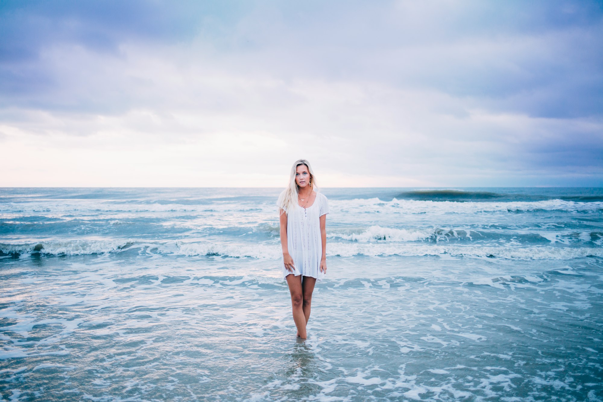 photo of a girl in the beach