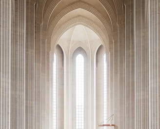 empty cathedral interior
