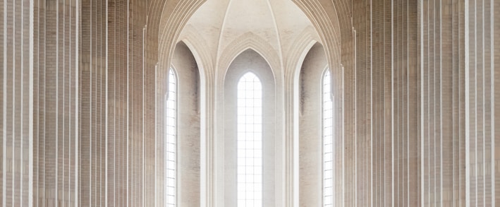 empty cathedral interior