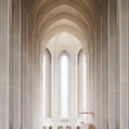 empty cathedral interior