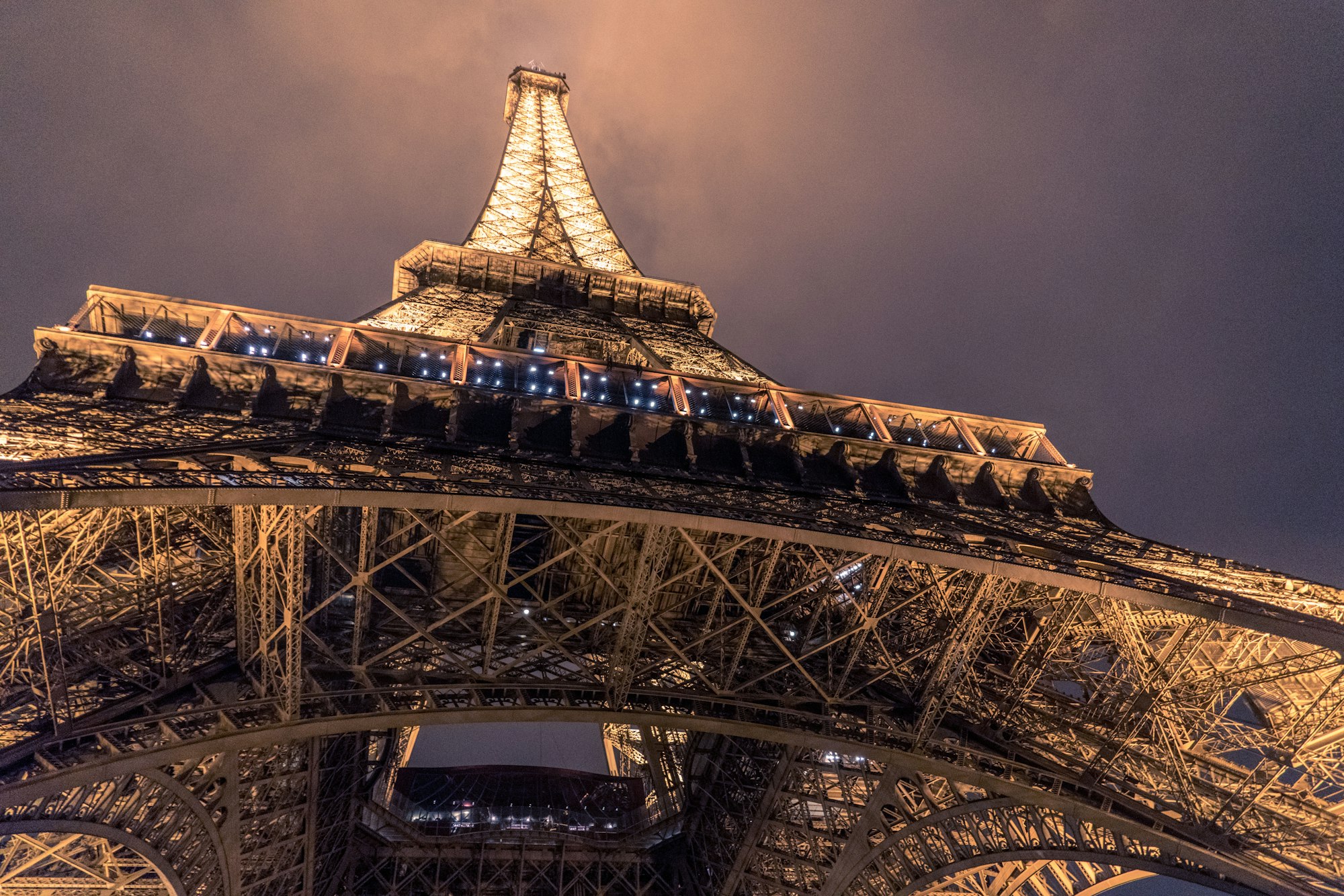 Street view of Eiffel Tower