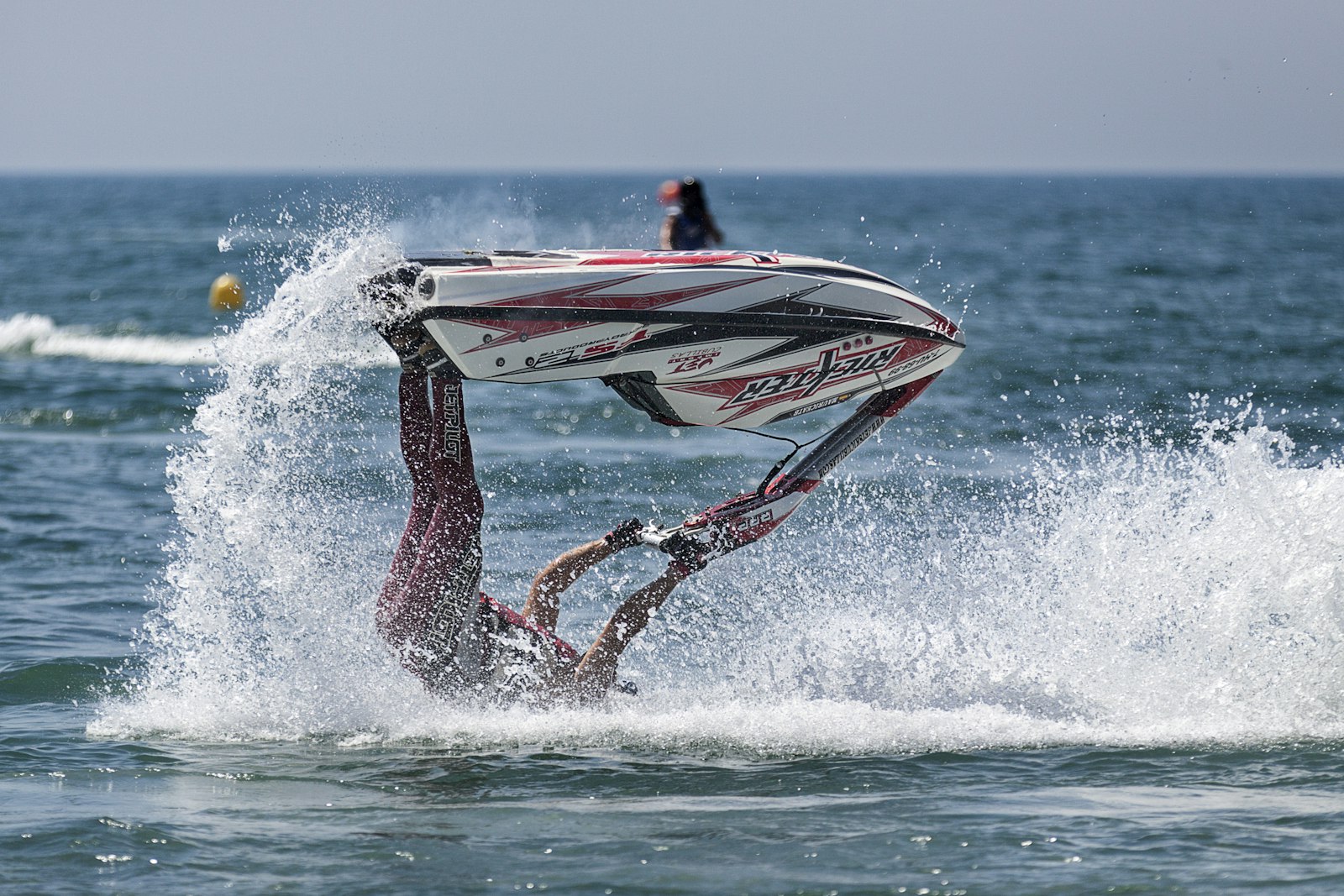 Canon EOS 50D + Canon EF 70-200mm F2.8L IS II USM sample photo. Person riding personal watercraft photography