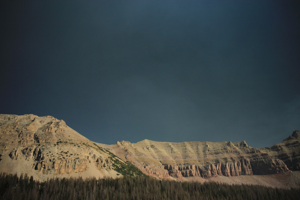 landscape photography of mountain