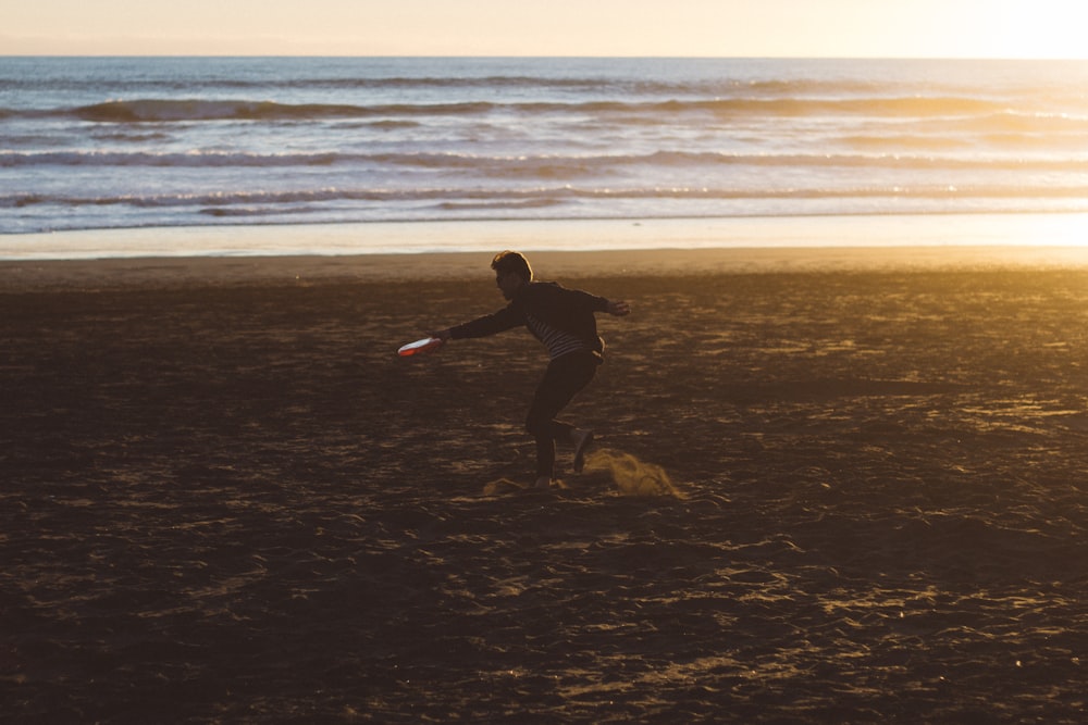 man in beach