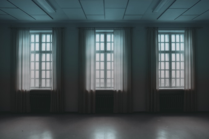 three open windows