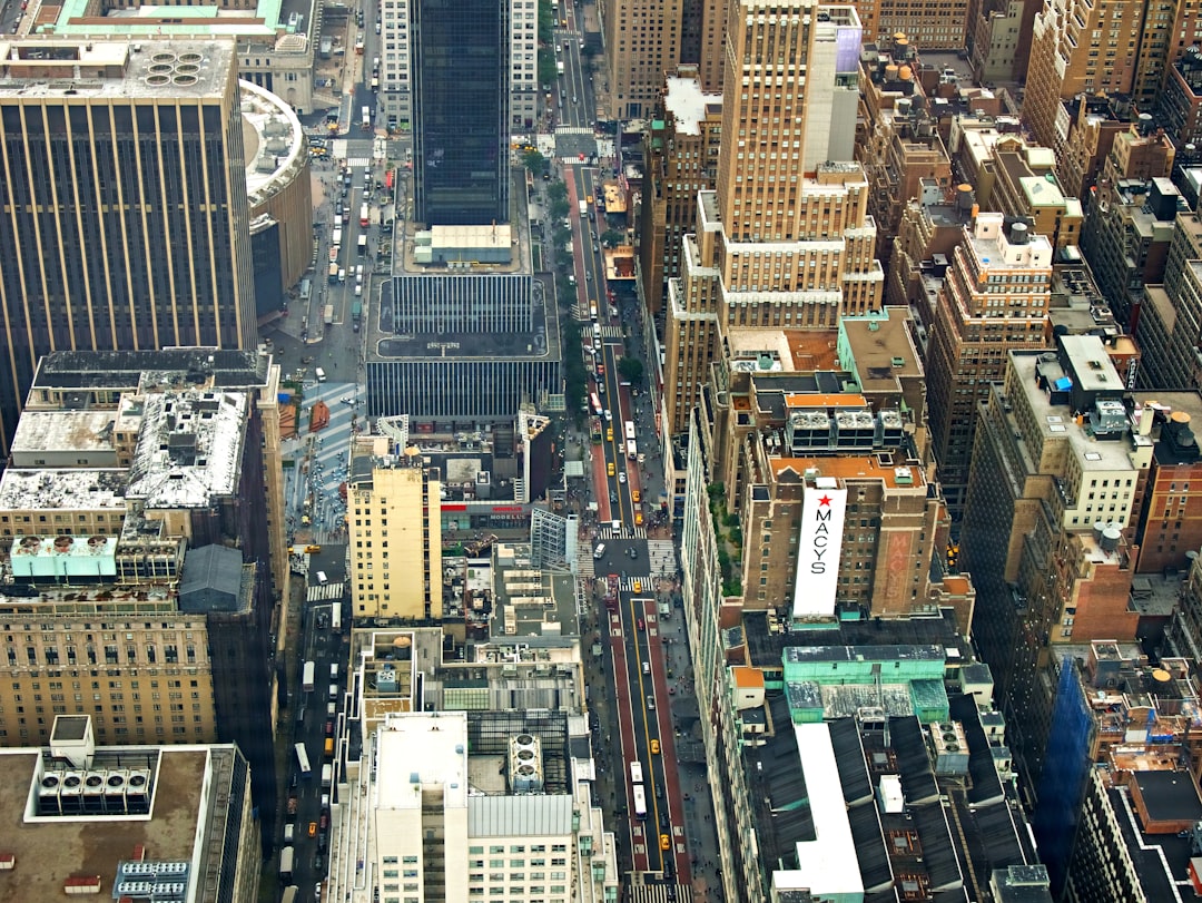 aerial photography of buildings,