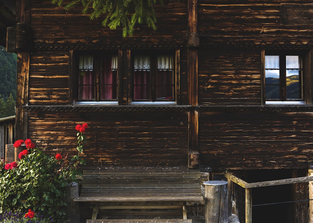 brown wooden house