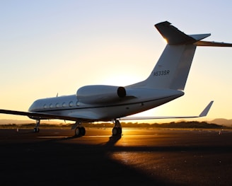 architectural photography of white aircraft