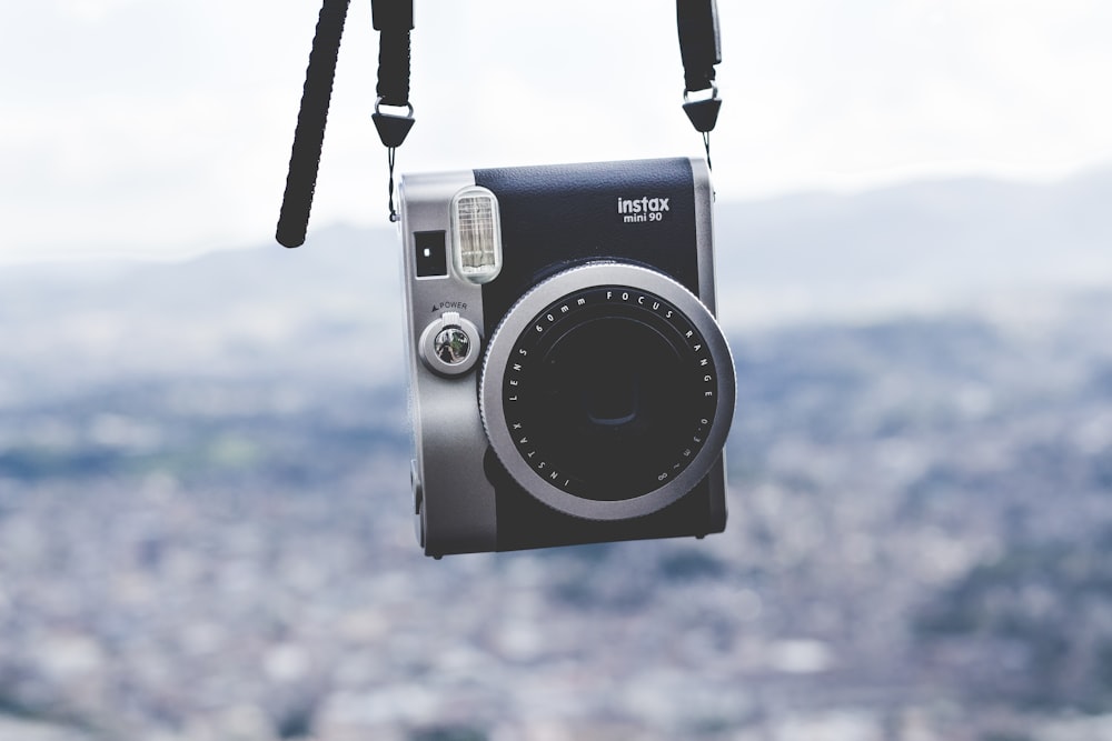 gray Instax camera