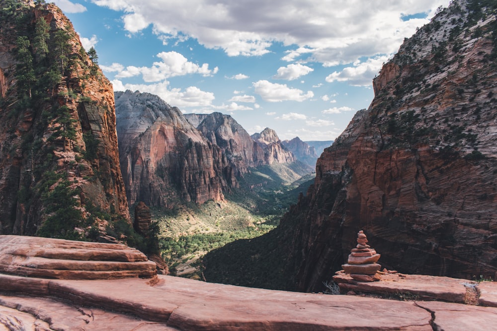 national park mountain range during daytime