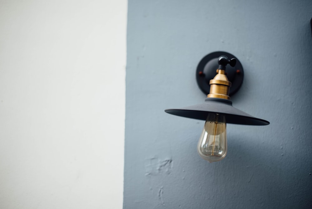 black sconce