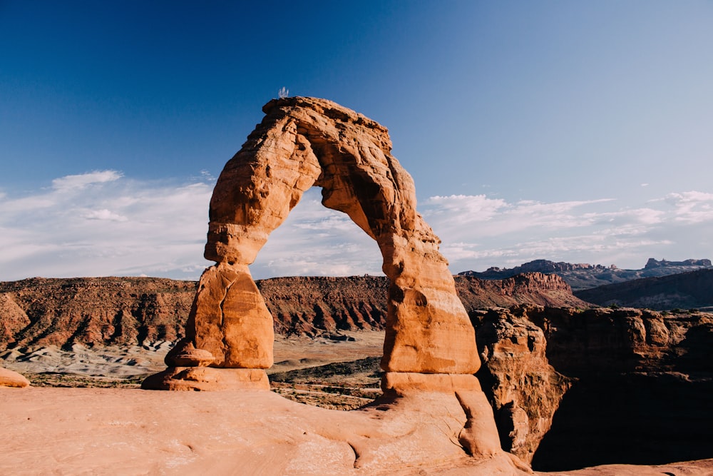 Fotografía de paisaje de formaciones rocosas