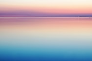photo of blue and pink sea