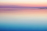 photo of blue and pink sea