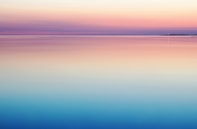 photo of blue and pink sea